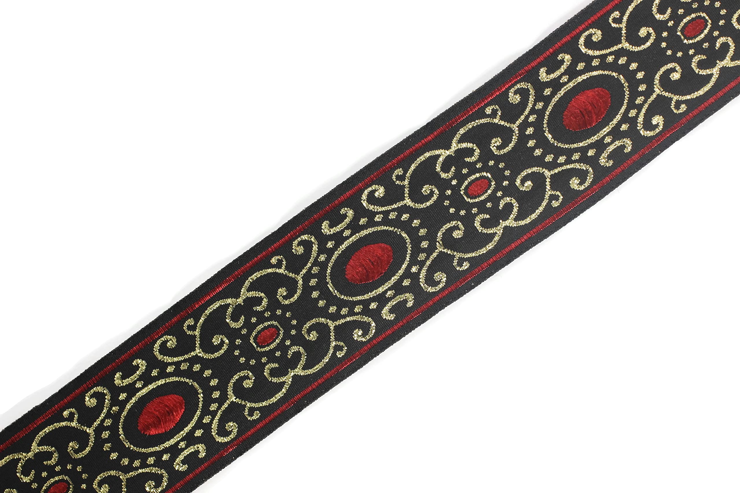 ribbon gather rib blouson 【PELLICULE】 Amazon.com: 11 Yard Spool 1.37 inches Wide Red Black